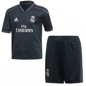 Kit infantil oficial Adidas Real Madrid 2018 2019 II jogador